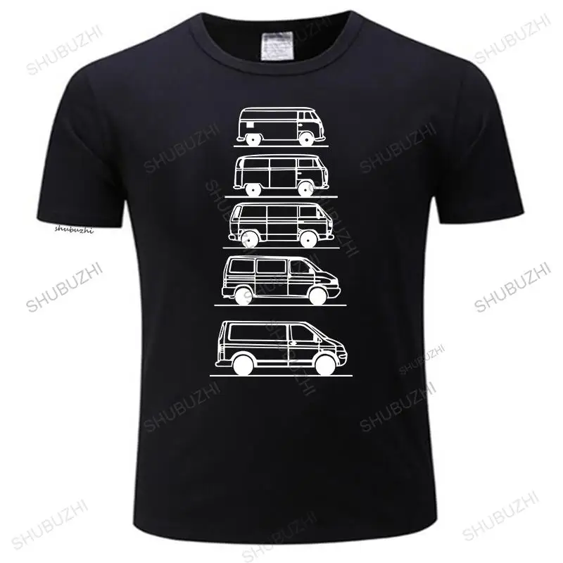 Homme t shirt summer men tee-shirt Transporters Campers In Disguise T Shirt - T4 Tag Van - Geschenk Fur Vater t-shirt teenagers