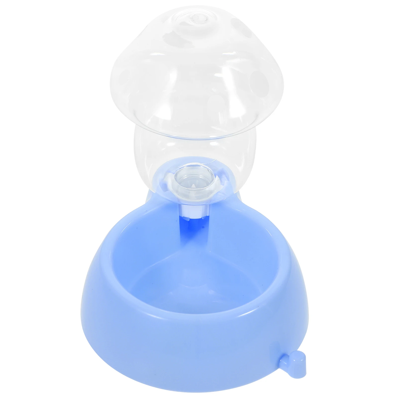 

Automatic Pet Feeder Gravity Design Durable Material Simple Elegant Cat Dog Water Dispenser Blue Container 120ml