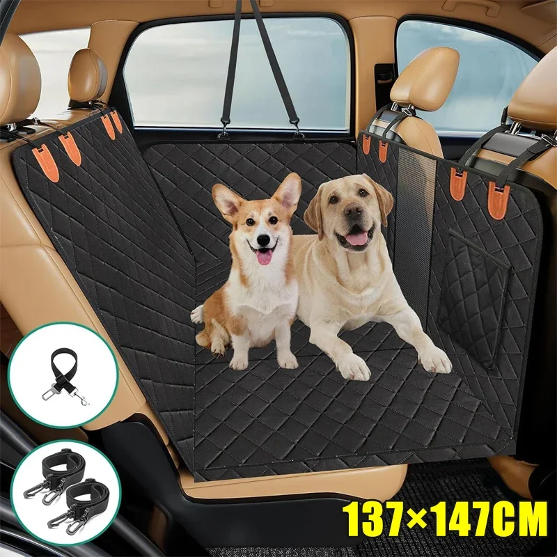 Pet Cruiser Hard Bottom Car Seat Seat Cover for Back Seat Petcruiser Hard Bottom Detachable Scratch Proof Nonslip Soft Hammock