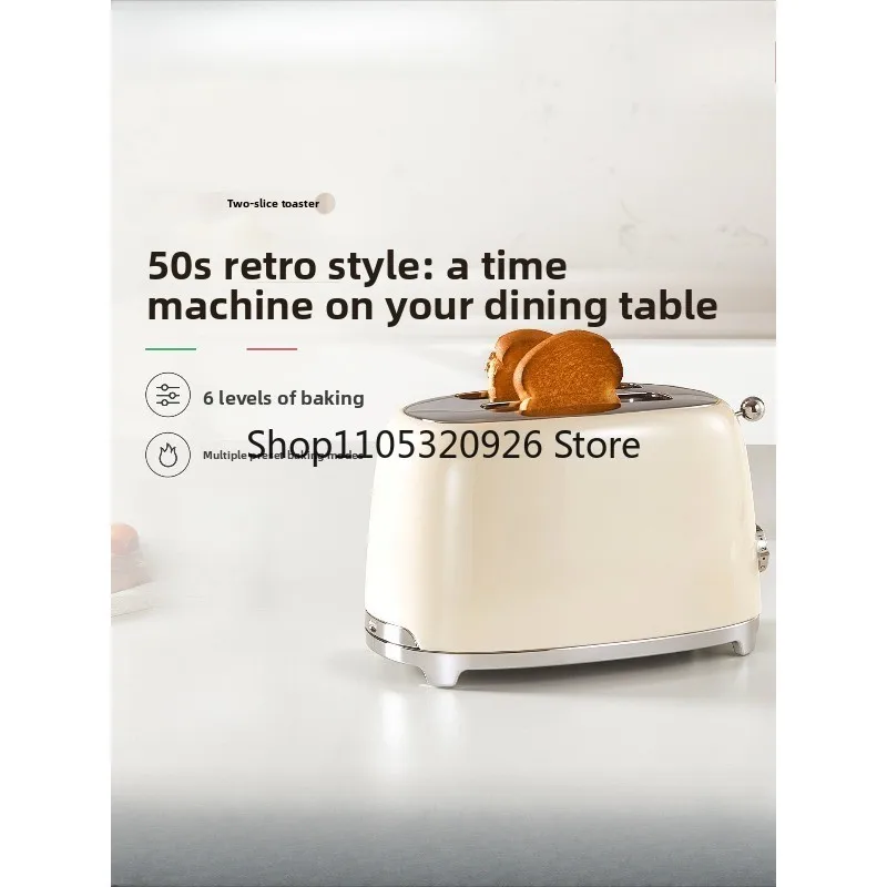 Two slices of retro toaster toaster toaster dining table