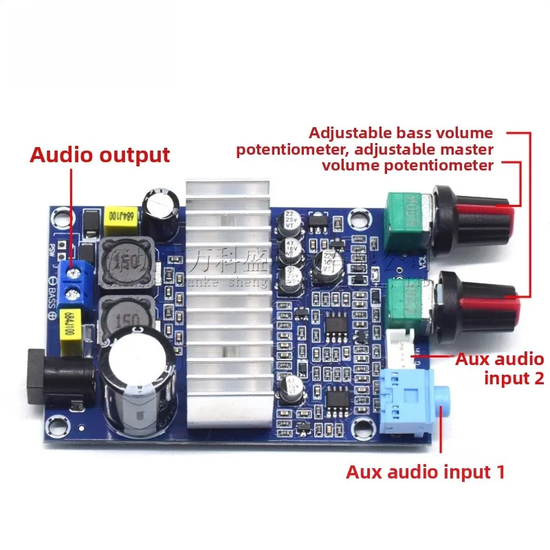 CA-3316A 100W Mono Audio Wzmacniacz Mocy Moduł TPA3116 Super Wzmacniacz Subwoofera 12-24V