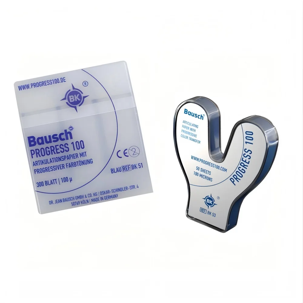 

Bausch Dental Occlusal Paper 100µm Articulating Paper–Gradient Occlusion Indicator for Highly Polished Meta Reinforced Fiber