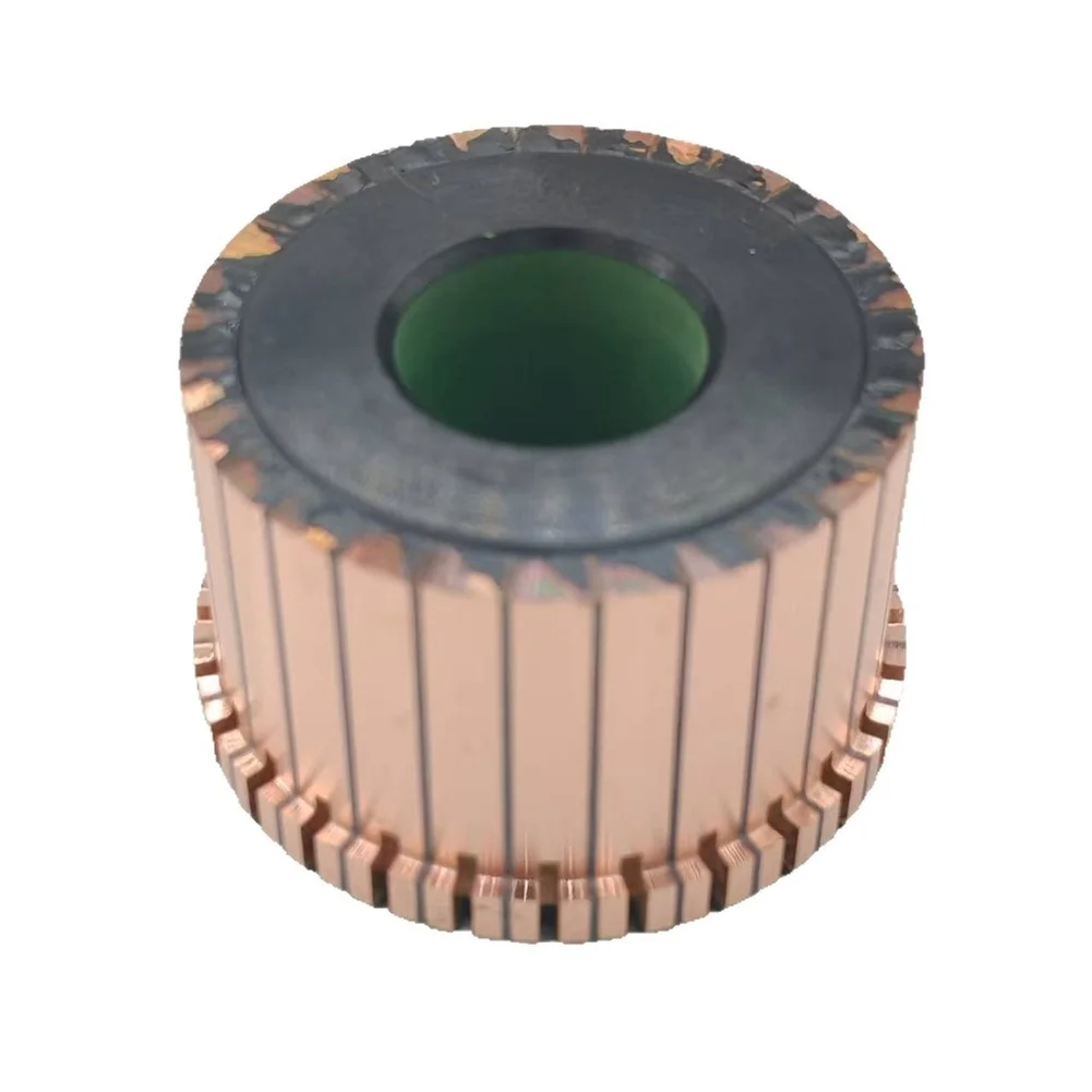 28 Segment Commutator for Armature in DC Motors Dimensioned Metal Component for Consistent Commutation Performance