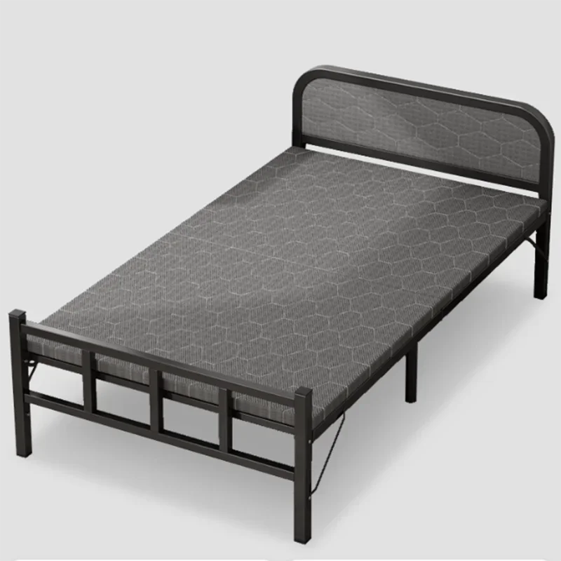 Cama Plegable moderna para adultos y niños, Cama doble de Metal, tamaño King, para ahorro de espacio, sala de estar, muebles plegables para