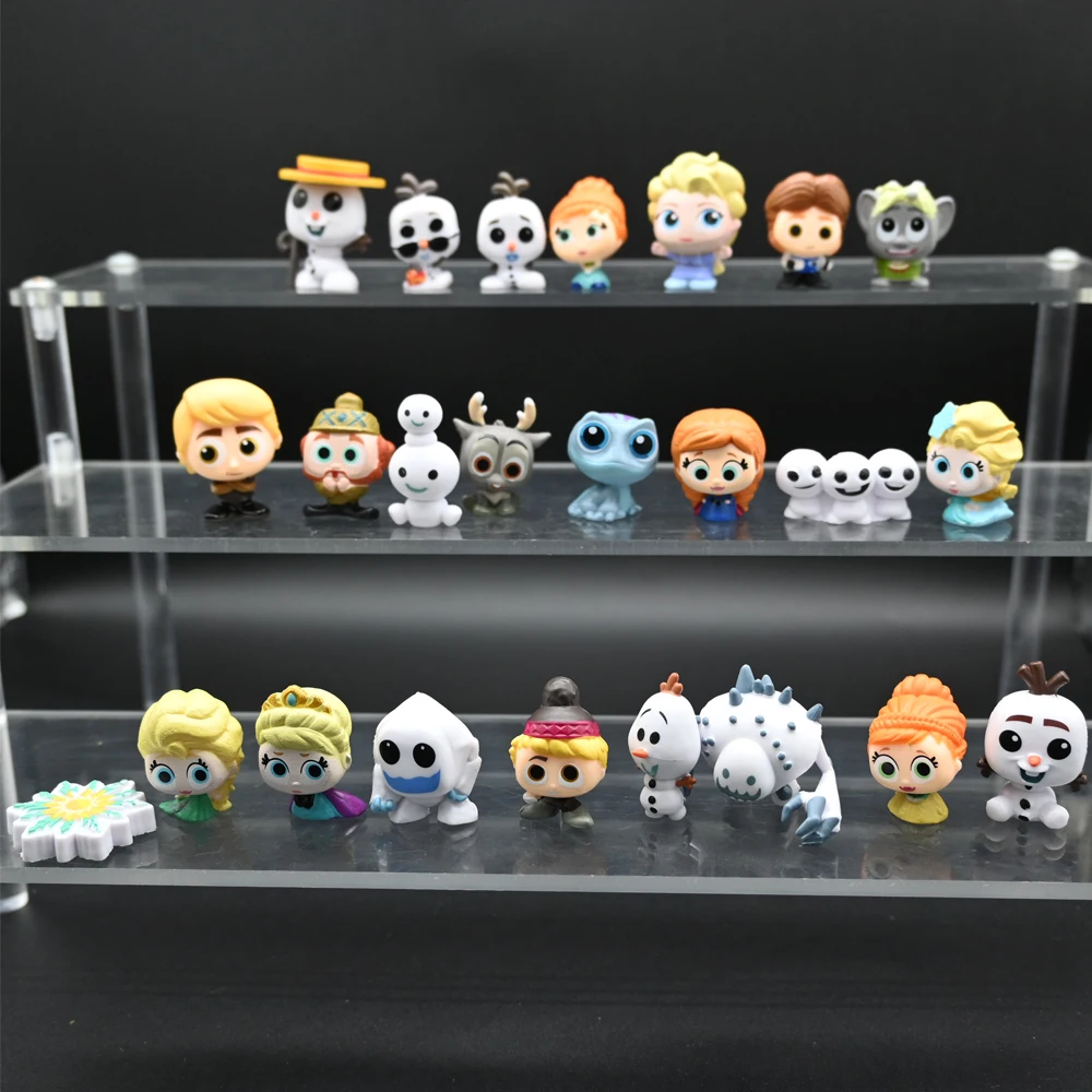 24 قطعة/المجموعة الكرتون أنيمي إلسا آنا أولاف كريستوف هانز ملكة الثلج عمل الشكل جمع نموذج لعب للأطفال هدية الكريسماس #6