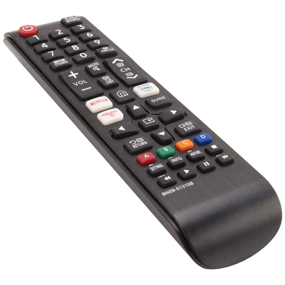 Mando a distancia de repuesto para televisor Samsung, mando a distancia de BN59-01315B para TV inteligente UE43RU7105 UE50RU7179 con Netflix Prime Video