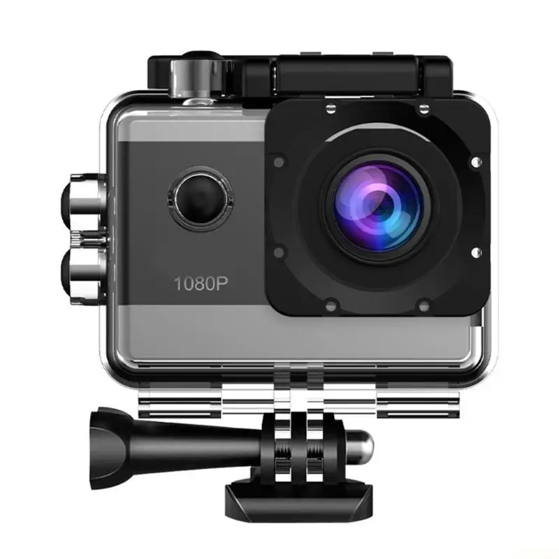 B03F 1080P Waterproof Action Camera Touches Screen For Capturing During Water Activity Up To 30Meters Deep