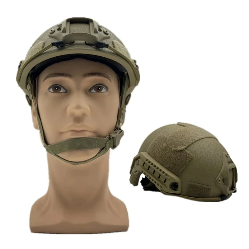 Balístico ACH alto corte capacete tático, armadura à prova de balas, núcleo PE, capacete de segurança, NIJ IIIA, rápido