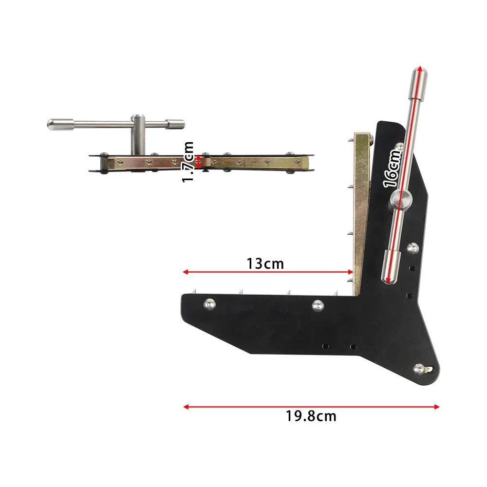 Miter Clamps For Woodworking, Corner Clamps Black For Making Window Casing, Door Casing, Picture Frames, Cabinet Trim Black