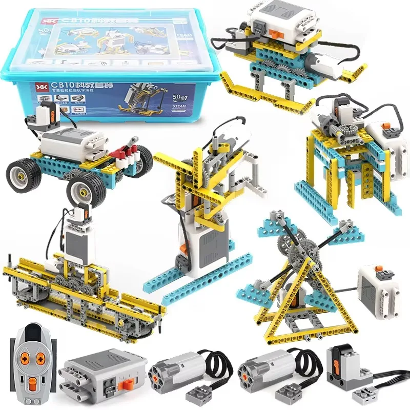 2.0 rod robot kit science education building block set compatible with 45300 DIY children's learning building toys