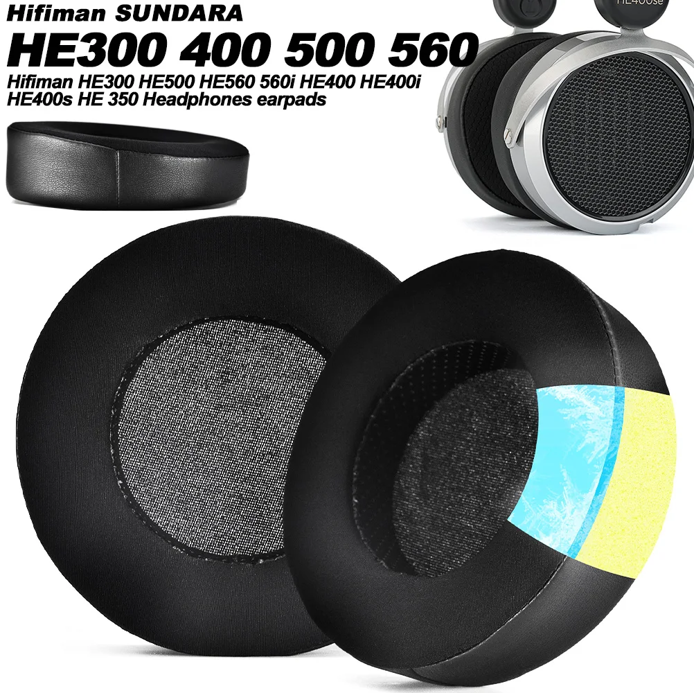 Ear Pads Hifiman HE300 HE500 HE560 560i HE400 HE400i HE400s HE 350 iciness headphones Memory Covers Sponge