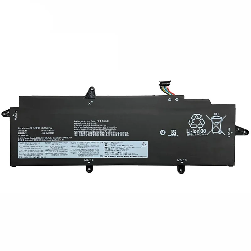 L20D3P72 Laptop Battery for Lenovo ThinkPad X13 Gen 2 20WK