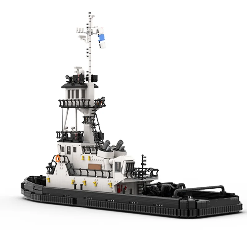 3622 Uds MOCJordan Isle (Clase deatapsco Tug) gran ShipCityPort juguetes educativos de construcción moc BuildingBlocks juguete regalos de navidad