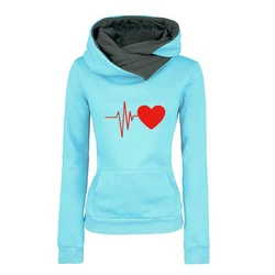 Abbigliamento donna a maniche lunghe Felpe con cappuccio all'aperto Casual Top Fashion Pullover Jogging Felpe da donna Streetwear quotidiano 2024 Nuovo