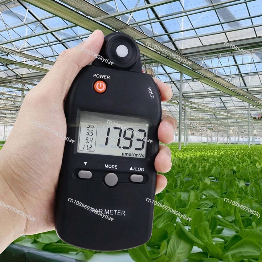 Handheld PAR Meter Advanced Quantum Sensor Measure Grow Light Intensity Lux PPFD Tester for Indoor and Outdoor Plant