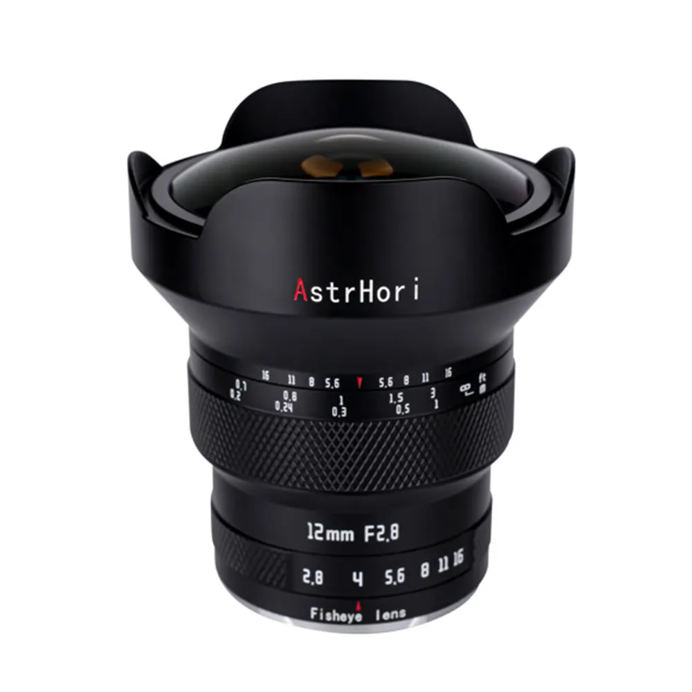 AstrHori 12mm F2.8 Ultra Wide Angle Fisheye Lens for Canon RF Sony E Nikon Z Leica Panasonic L Mount Lente Full Frame