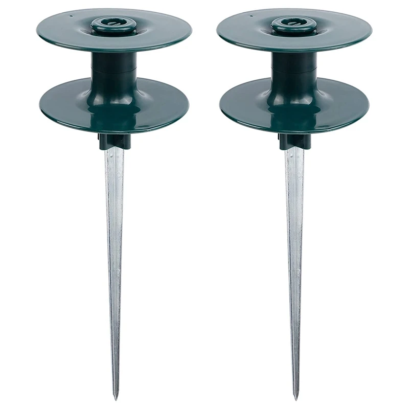 

Garden Hose Guide Spike, Sturdy Metal Stakes, Keeps Garden Hose Out Of Flower Beds, For Plant Protection