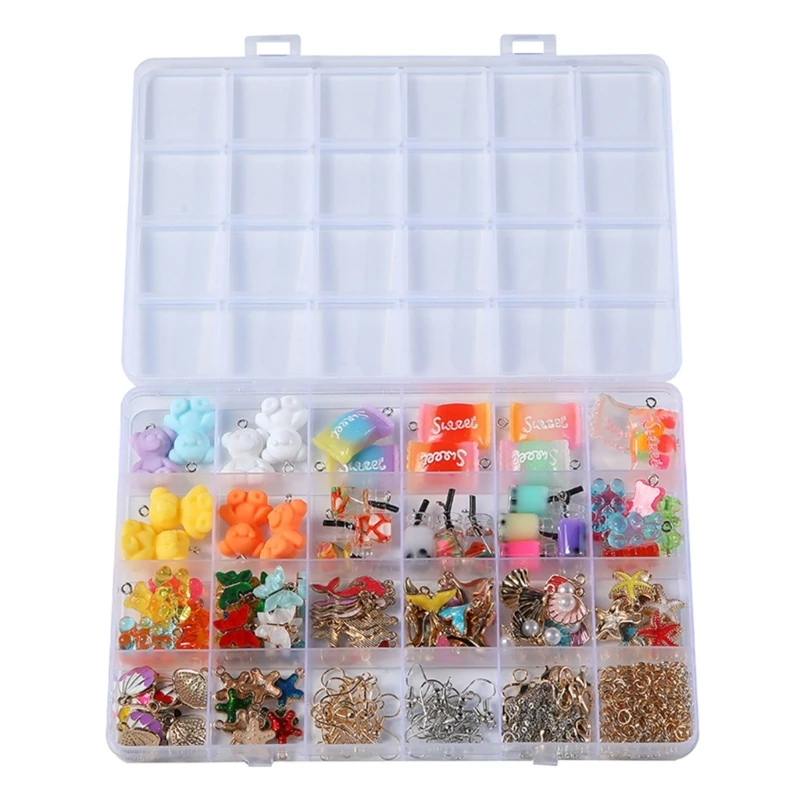 

1 Set Colorful Bead Jewelry Making Kit Jewellery Pendants for DIY Bracelets and Necklaces Jewelry Findings Kit Accessories