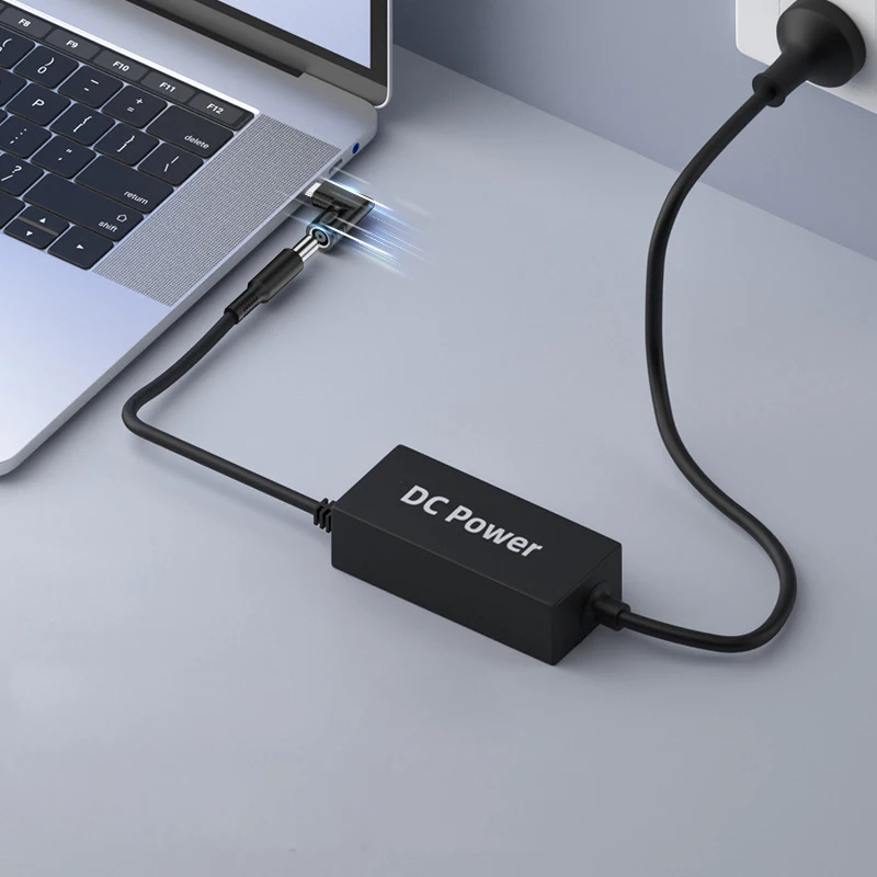 RGEEK 65W DC USB Type C Female To DC Male Adapter For Lenovo Thinkpad USB-C Fast Charging Cable Converter Square PD Plug