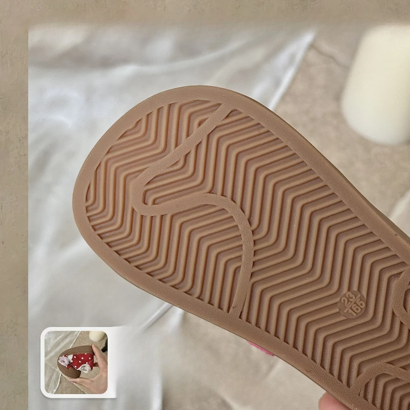 الخريف الأطفال الأميرة شل تو البولكا نقطة القوس الفيلكرو تصميم حذاء طفل صغير أطفال الصغار الفتيات مخطط أحذية مشي