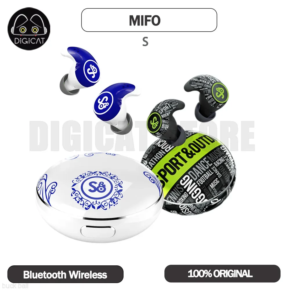 

Mifo S Wireless Bluetooth Earphone TWS HiFi Noise Reduction In-Ears Earbuds IPX7 Waterproof ANC Wireless Sports Earphone Gift