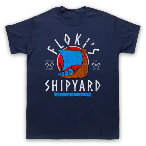 VIKINGS FLOKI'S SHIPYARD NORSE SAGA HISTORY DRAMA TV MENS & WOMENS T-SHIRT