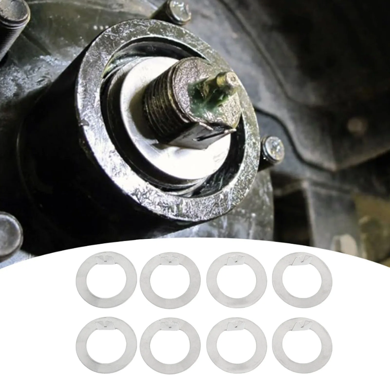 

Сменная шайба шпинделя оси прицепа, шайба шпинделя колеса прицепа, защита от трещин, высокая прочность, для стопорных гаек