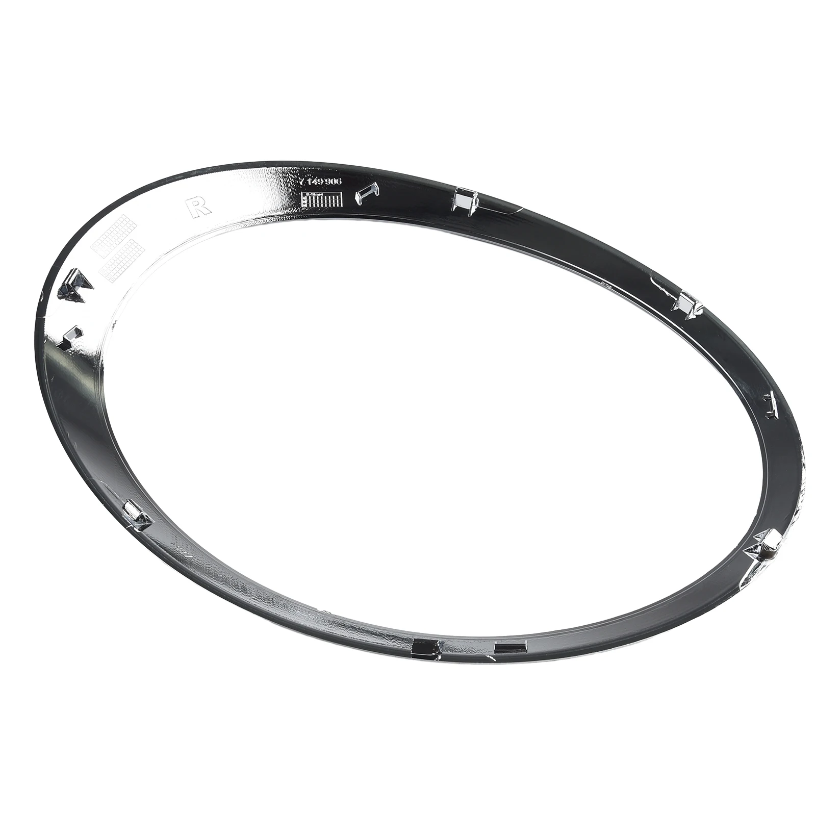 

1 шт. автомобильное хромированное кольцо накладки на фару правый/левый комплект для Mini Cooper 2007-2010-2015 ABS 36 см х 28 см х 2 см аксессуары для автомобильных фар