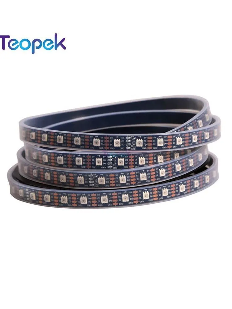 APA102 LED-Streifen, 1m/5m 30/60/144 LEDs/m APA 102 iSmart LED-Pixelstreifen, Daten- und Taktleitungen separat, DC5V IP30/IP65/IP67