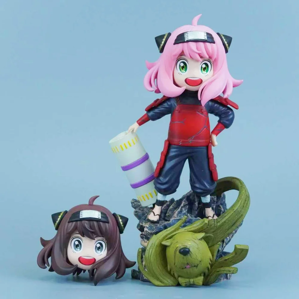 19 cm/7.48in Anime NARUTO Figure Anya Forger Cosplay Senju Hashirama figurines d'action Pvc Statue Collection modèle jouets cadeaux