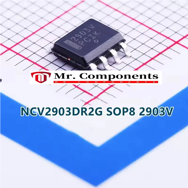 

10 шт. NCV2903DR2G NCV2904DR2G SOP8 (маркировка: 2904 В), двойные операционные усилители с одним питанием, новые