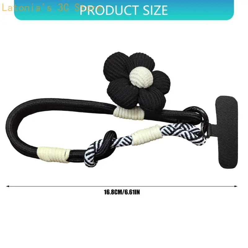Modisches Blumenmuster, universelles Handy-Handgelenk-Lanyard für Anti-Verlust-Sicherheit – Detail 6