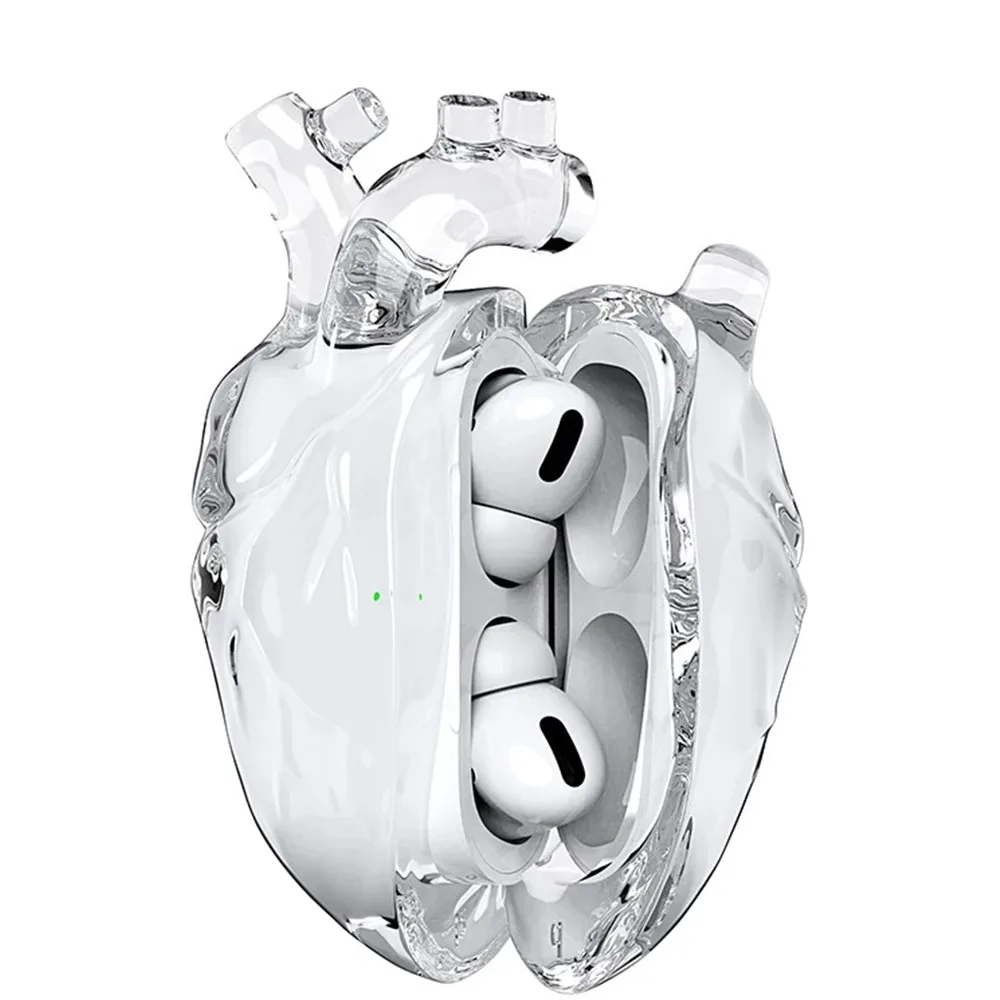 

Earphone Accessories Headphone Protective Case Red Heart Protective For Airpods Pro Case Cover for For Airpods Pro2