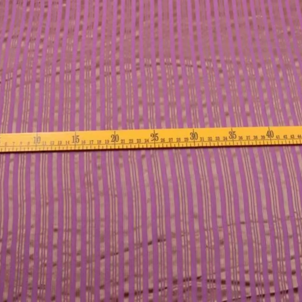 100% estilo de seda, nuevo diseño, calidad especial, gran Material, sensación suave, tela satinada a rayas de seda para mujer, vestido, falda de pijama