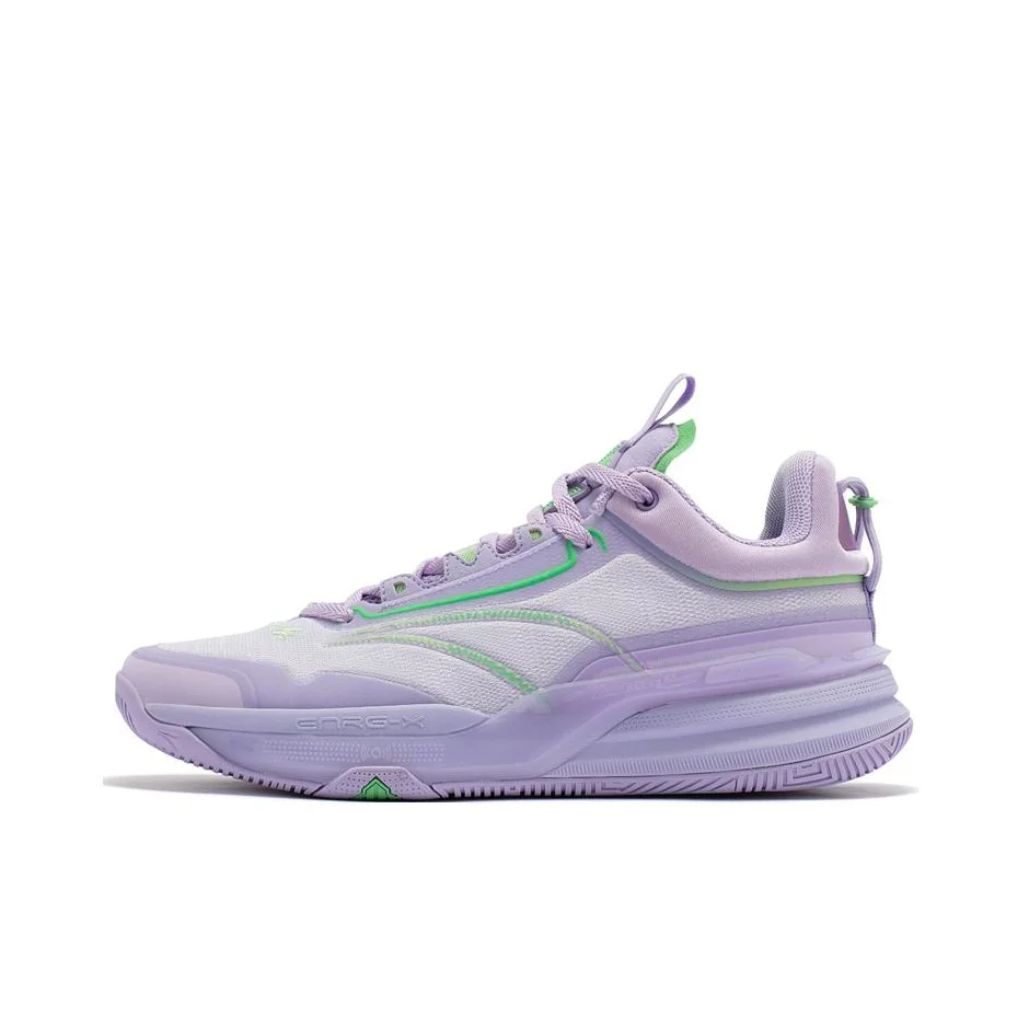 361 DVD1 Basketball Shoes Men's Low Top Purple/Green 572311115-3
