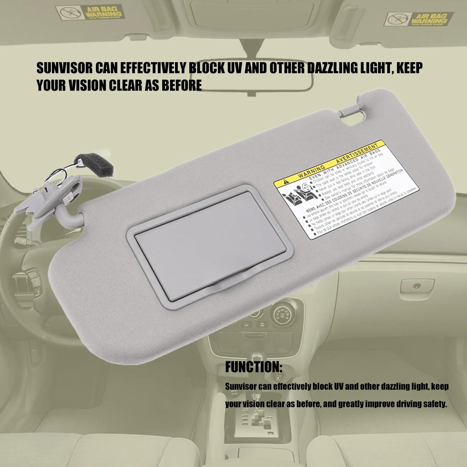 Sunvisor Assy 852013K010QD Simple Installation for car