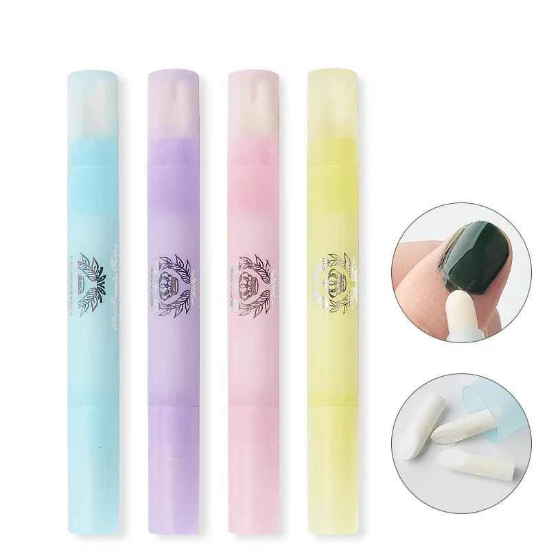 1pc Nail Polish Corrector Pen Manicure Articles Correction Pencil Nail Art Tool Necessary with 3 Pen Heads Gel Polish Remover