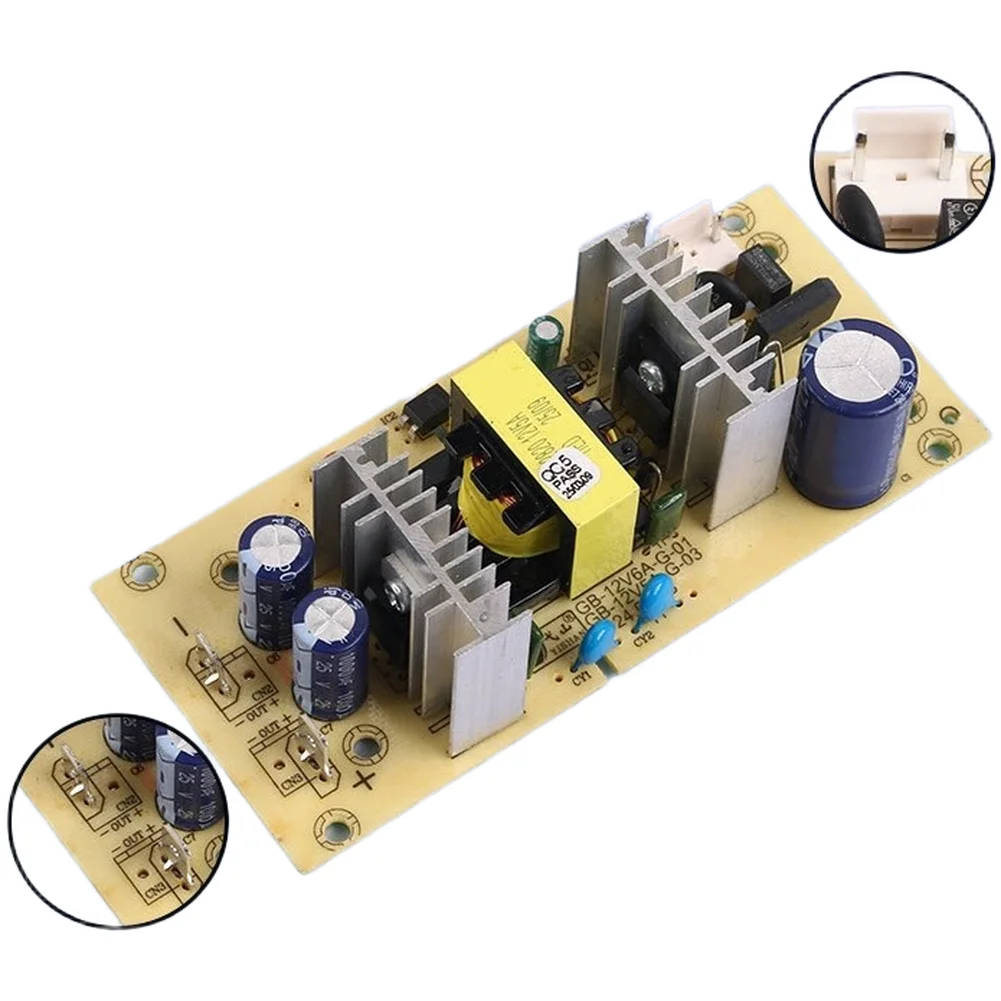 Car Refrigerator Power Supply 12V 5A AC220 240V to DC12V Converter Board 60W Output 11.35x5.25x3.3cm For compact PCB