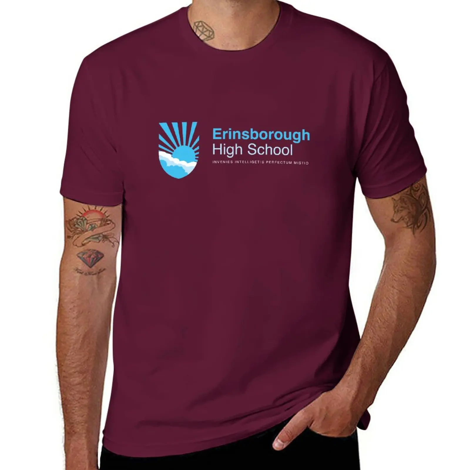 Erinsborough High School (golden age) T-Shirt sports fans customs plain tshirts for men