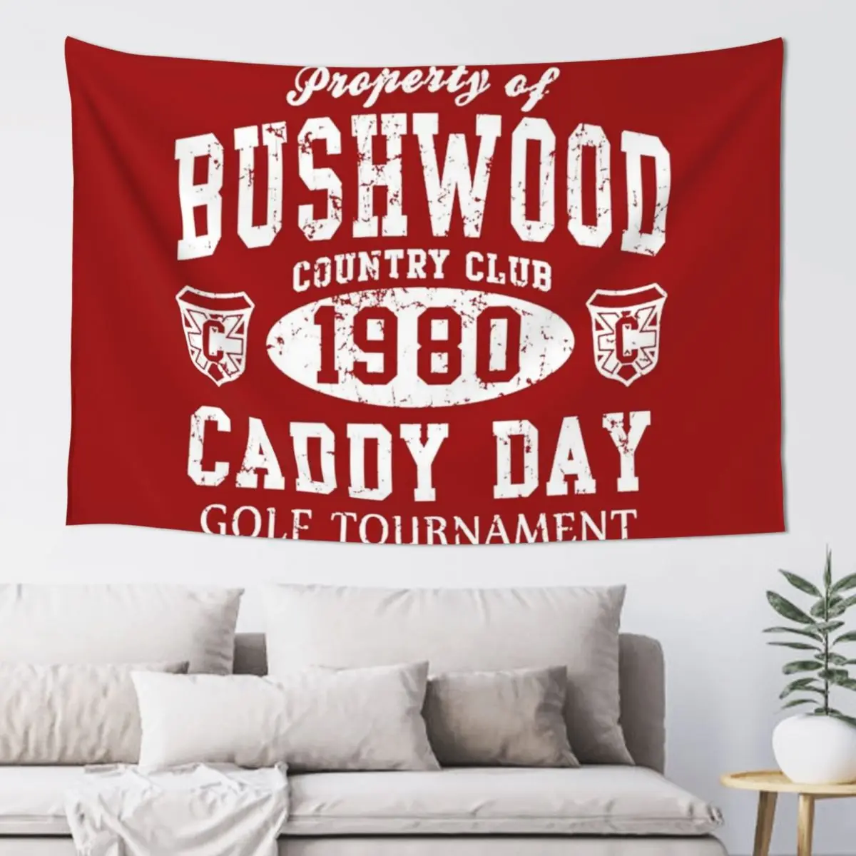 Caddyshack Bushwood Caddy Day Retro 1980 T-Shirt Tapestry House Decoration Bedroom Deco Tapestry