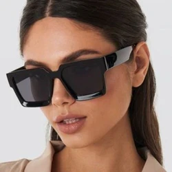 Candy Colors Square Sunglasses Woman Vintage Brand Designer Sun Glasses Female Fashion Gradient Green Black Oculos De Sol