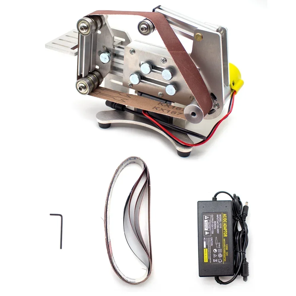 AC 100-240V Multifunctional Electric Belt Machine 533x30MM Belt Sander Polisher Sharpener Polishing Grinding Machine 0-10000RPM