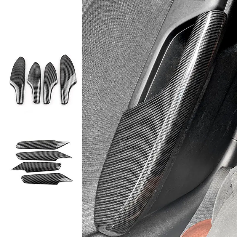 

Для Honda Civic 11th 2022, автомобильные аксессуары, стиль из углеродного волокна, внутренняя дверь, окно, боковая панель, дверной подлокотник, накладка