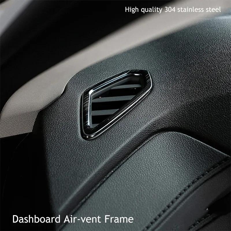 Car dashboard a pillar air outlet trim frame sticker style 2Pcs/Set For Haval F7/F7X 2018 2019 2020  Accessories