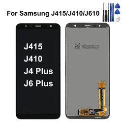 6.0'' For Samsung Galaxy J4 PLUS J415 J415F J4 Core J410G LCD Display Touch Screen Sensor For Samsung J6 Plus J610 LCD Screen