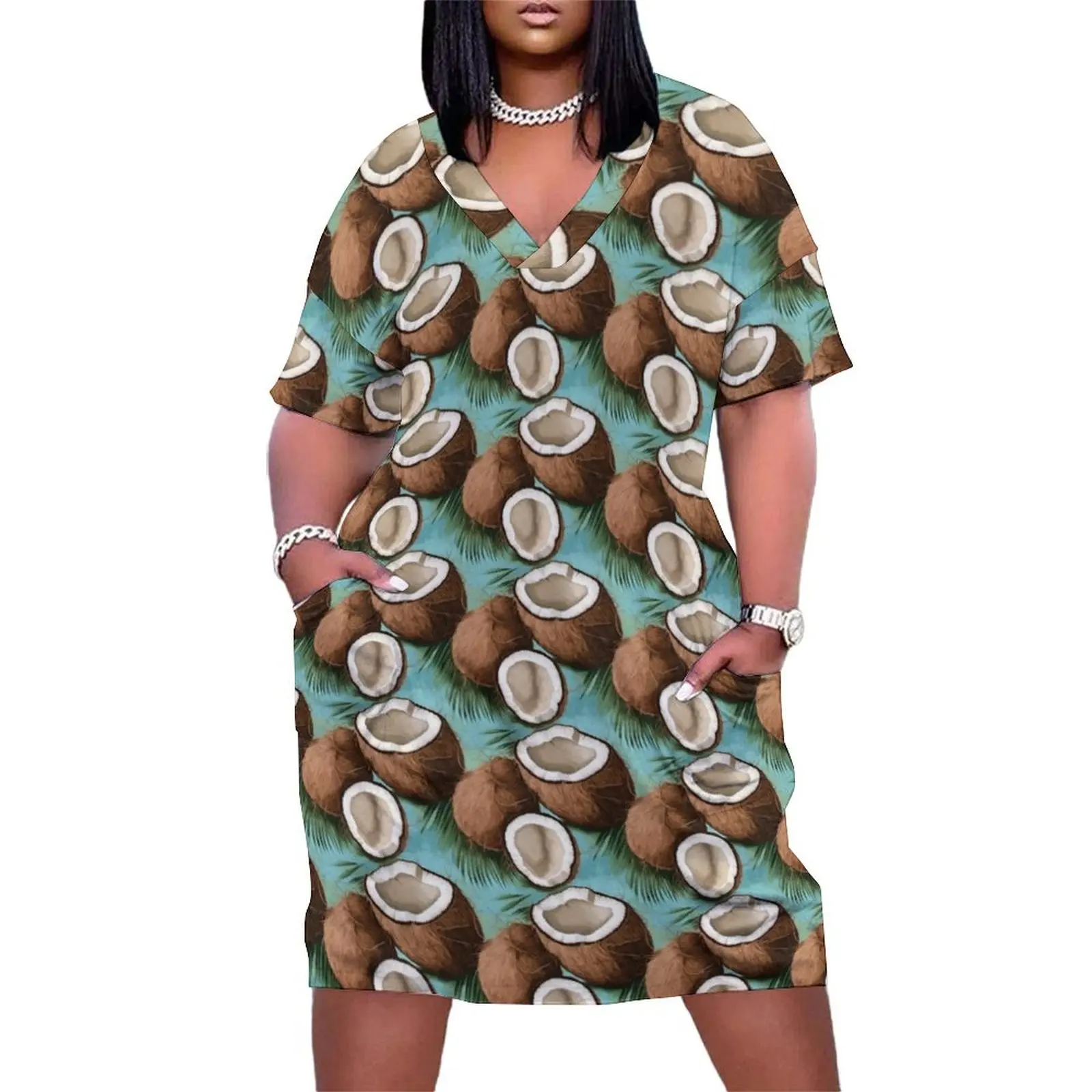 

Coconuts Loose Pocket Dress dress summer 2024 women evening dresses ladies woman dress