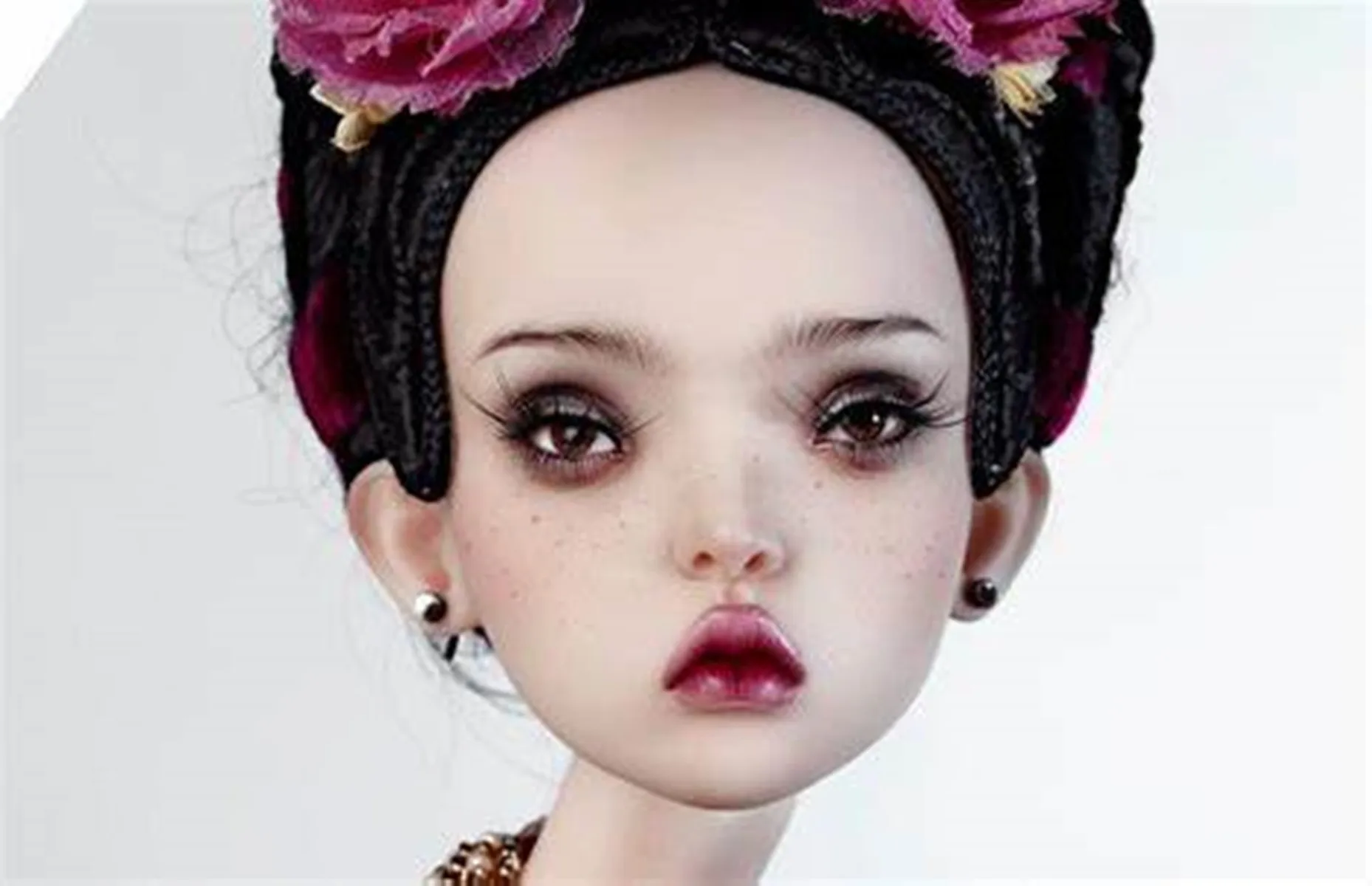 new BJD sd doll 1/4 39cm Height Slim gift Russian show joint give eyes advanced resin spot makeup Free shipping