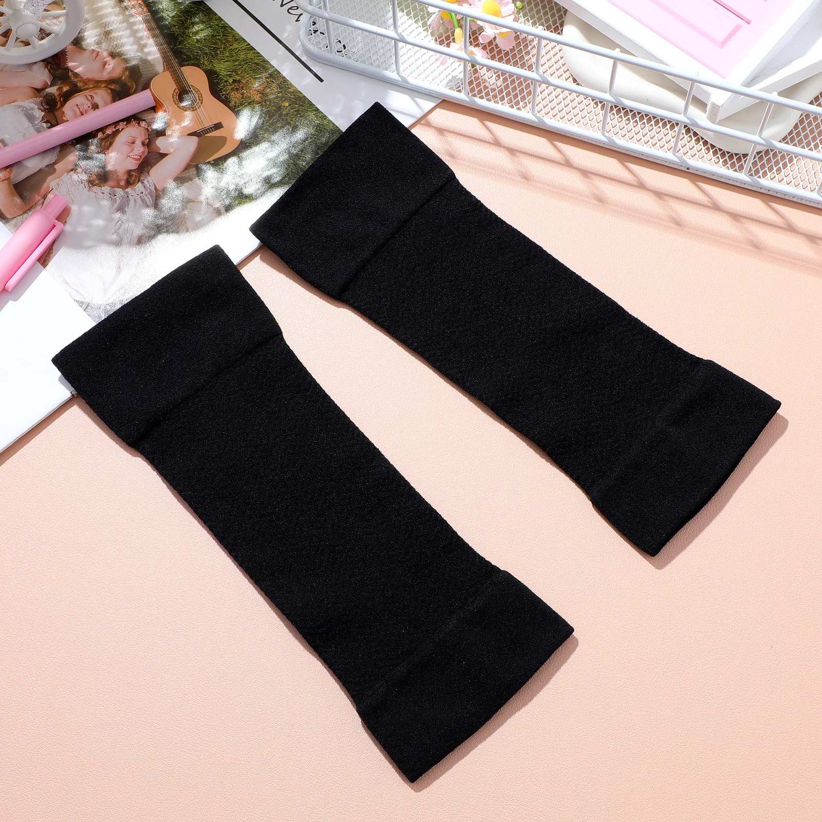 ذراع التخسيس للنساء، زوجان من حزام التغليف المرن بدون خياطة وخفيف الوزن لدعم حرق الدهون وتشكيل الذراع