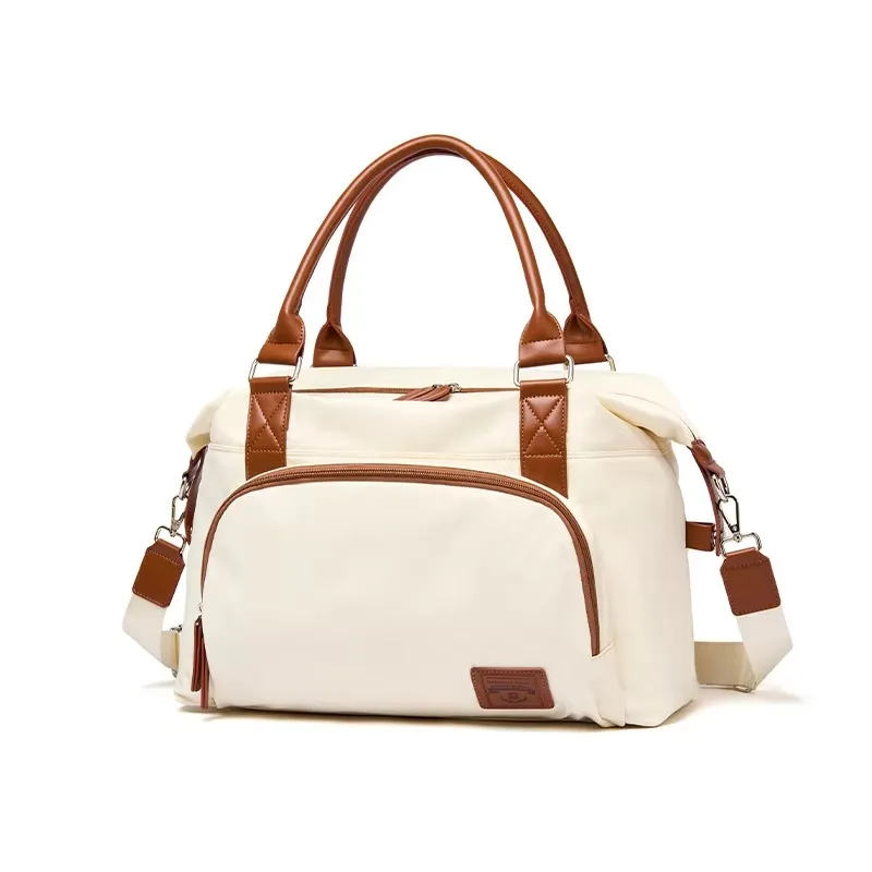 Fashion Weekend Travel Duffel Bag Women's Waterproof Polyester Large Capacity Customization