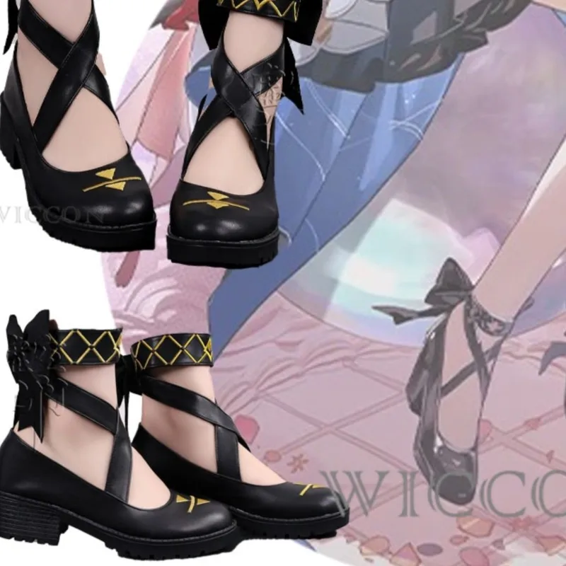 

Обувь для косплея Danya из Wuthering Waves от FFenglin-joy, женская обувь для аниме-игр, для Хэллоуина, вечеринок и выступлений, на шнуровке